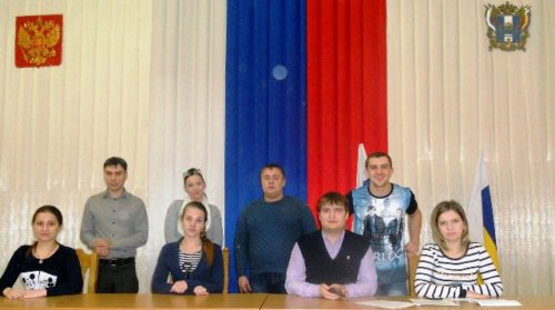 Заседание Молодёжного правительста Миллеровского района